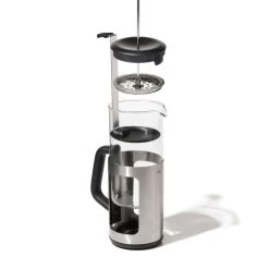 OXO 8-Cup French Press With Grounds Lifter 7 OXO 8-Cup French Press With Grounds Lifter -Barista Gear Shop oxo french press lifter des