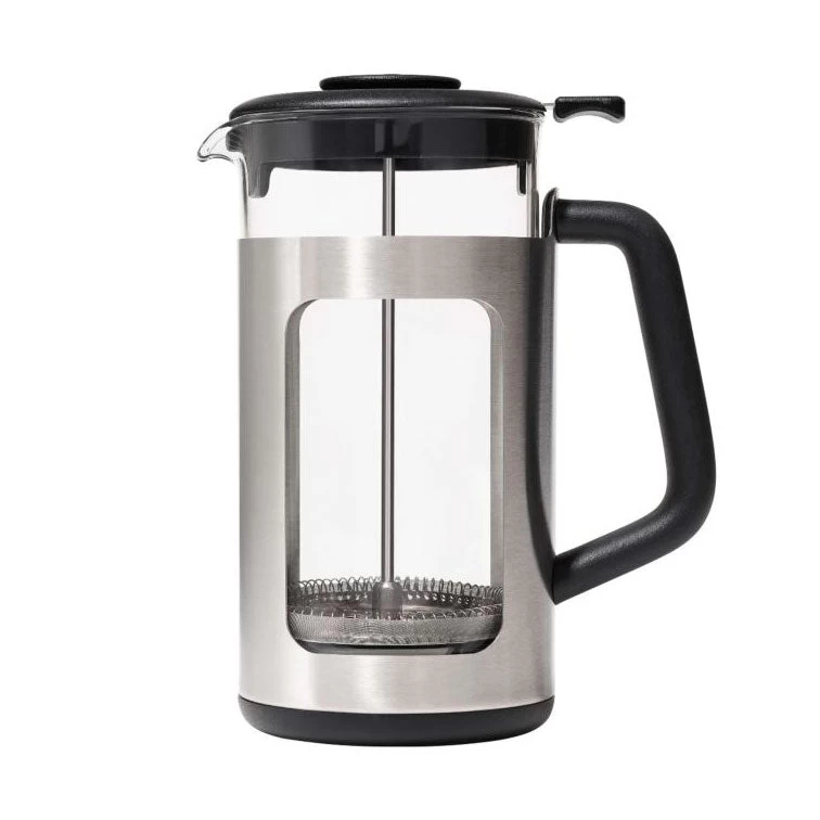 OXO 8-Cup French Press With Grounds Lifter 3 OXO 8-Cup French Press With Grounds Lifter