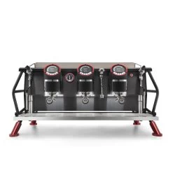 Sanremo Café Racer Naked 3 Group Volumetric Espresso Machine - Black/Red