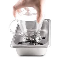 Flush Mount Bar & Cafe Rinser NSF Approved - 6" X 10" -Barista Gear Shop rinser glass