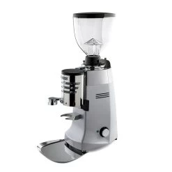 Mazzer Robur S Manual Doser Commercial Espresso Grinder - Silver