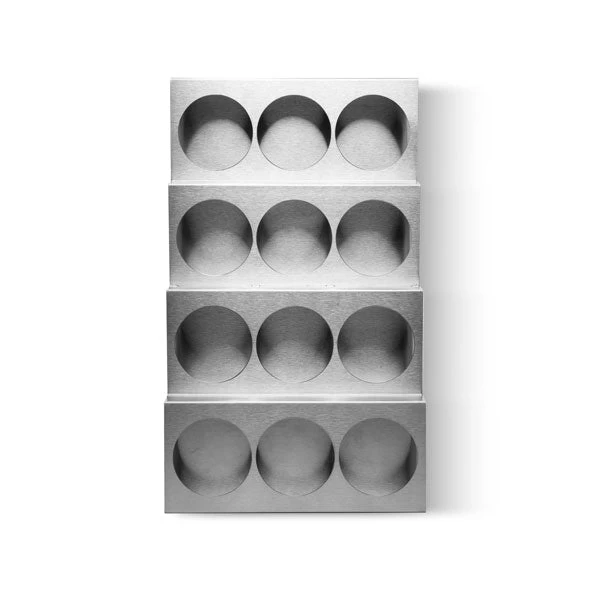 Stainless Steel 4 Tier Coffee Syrup Display Rack - 12 Bottles 6 Stainless Steel 4 Tier Coffee Syrup Display Rack - 12 Bottles - Image 4