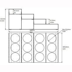 Stainless Steel 4 Tier Coffee Syrup Display Rack - 12 Bottles 13 Stainless Steel 4 Tier Coffee Syrup Display Rack - 12 Bottles -Barista Gear Shop rw387 specs
