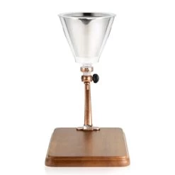 Yama Glass Silverton Brewer W/ Brown Base & Brass Accents -Barista Gear Shop silverton front c2ab02cd 64d8 406c add8 fdbb01e163e3