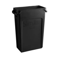 Rubbermaid 23 Gallon Plastic Space Saver Trash Can