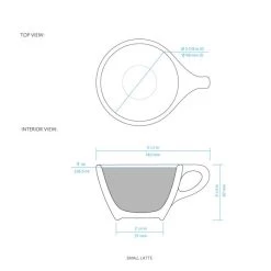 Lino Large Latte Cup & Saucer - White (12oz/355ml) -Barista Gear Shop small latte section 5 c76baa41 3f07 4d8d b094 013ea27184eb