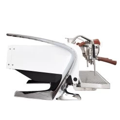 Slayer Steam LP 3 Group Volumetric Espresso Machine - White -Barista Gear Shop steamlpx gwhite 3g lside 28847008 d0c9 4739 9530 d8acf50206e6