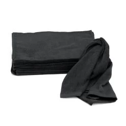 Black Bar Towels Bleach Safe 15" X 26" - 12 Ct.