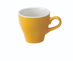 Tulip Style Latte Cup & Saucer (9.5oz/280ml) - Set Of 2 -Barista Gear Shop tulip 280ml yellow cup 300dpi