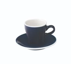 Tulip Style Cappuccino Cup & Saucer (6oz/180ml) - Set Of 2 -Barista Gear Shop tulip 80ml denim 300dpi