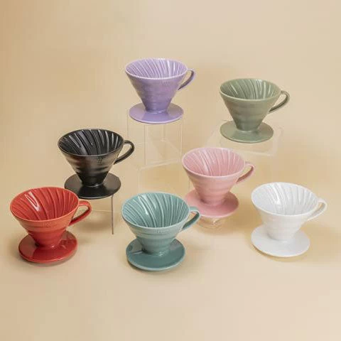 Hario V60 Ceramic Coffee Dripper 02 - Purple 5 Hario V60 Ceramic Coffee Dripper 02 - Purple - Image 3