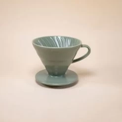 Hario V60 Ceramic Coffee Dripper 02 - Oil Green -Barista Gear Shop v60 oil green