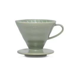 Hario V60 Ceramic Coffee Dripper 02 - Oil Green -Barista Gear Shop v60 oil green 4