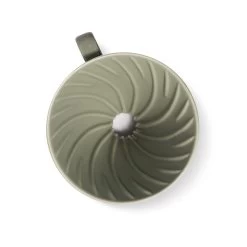 Hario V60 Ceramic Coffee Dripper 02 - Oil Green -Barista Gear Shop v60 oil green 5