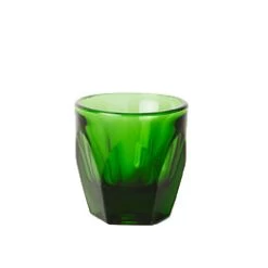 Vero Cortado Glass (4.25oz) - Emerald 15 Vero Cortado Glass (4.25oz) - Emerald -Barista Gear Shop vero cort emer