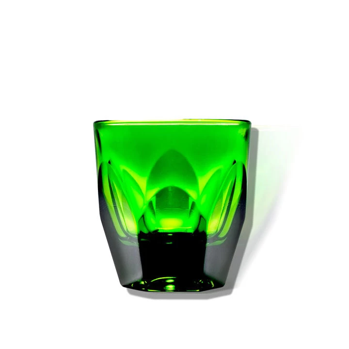 Vero Cortado Glass (4.25oz) - Emerald 3 Vero Cortado Glass (4.25oz) - Emerald