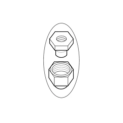 E61 Solenoid Group Exhaust Fitting