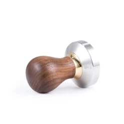Design 5 Espresso Tamper - Walnut Wood 7 Design 5 Espresso Tamper - Walnut Wood -Barista Gear Shop walnut lay down tamp