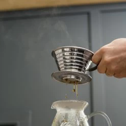 Kalita Wave 185 Stainless Steel Coffee Dripper -Barista Gear Shop wave ss 185 4
