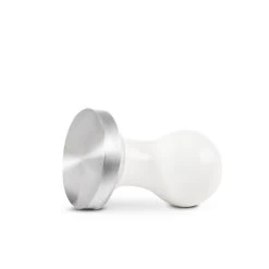 Compressore Professional Espresso Tamp - White -Barista Gear Shop white tamper comp laydown