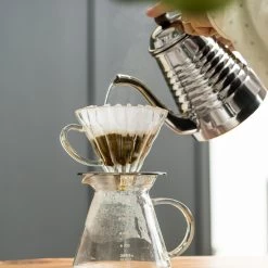 Yama Glass Cone Coffee Dripper - Stainless Steel 11 Yama Glass Cone Coffee Dripper - Stainless Steel -Barista Gear Shop yama glass ss dripper 3