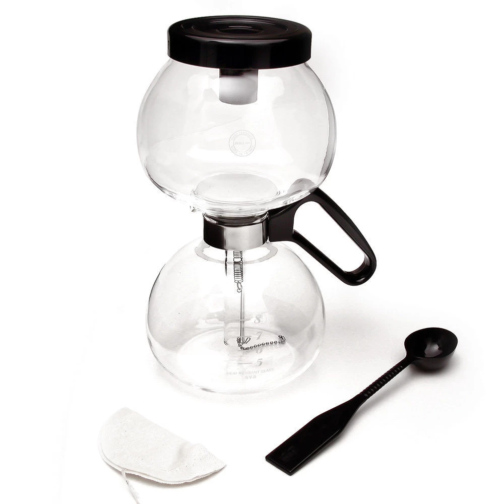 Yama Glass 8 Cup Stovetop Siphon Coffee Maker (24oz) 3 Yama Glass 8 Cup Stovetop Siphon Coffee Maker (24oz)
