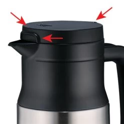 Zojirushi 1.0L Vacuum Creamer/Dairy Server - Stainless Steel -Barista Gear Shop zojirushi sh mae10 2